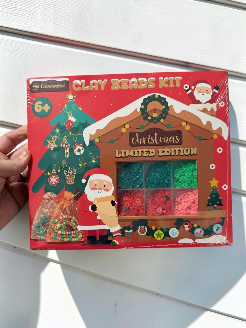 NWT Dowsabel Christmas Clay Beads Kit Limited Edition 6+